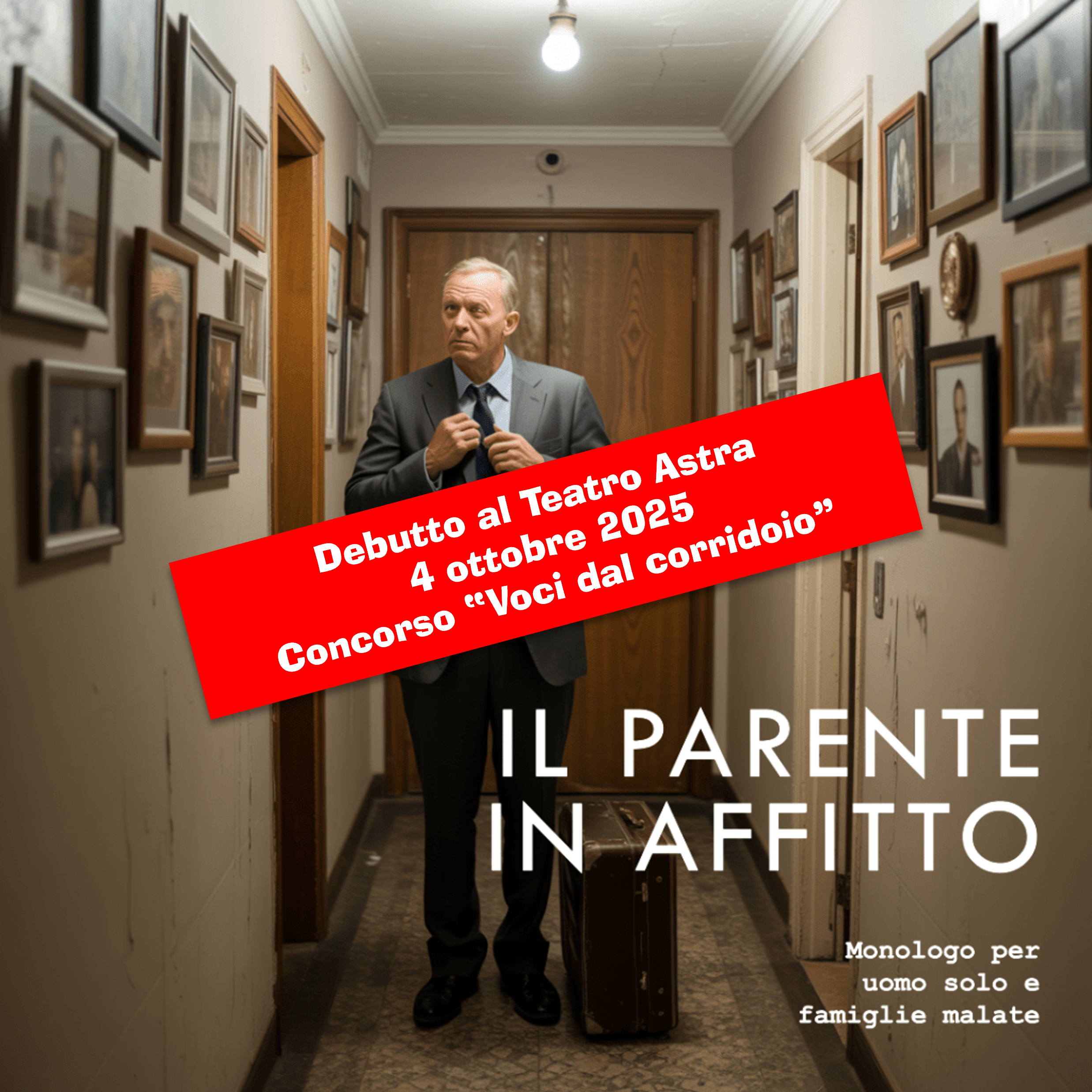 Il parente in affitto | Monologo per uomo solo e famiglie&nbsp;malate